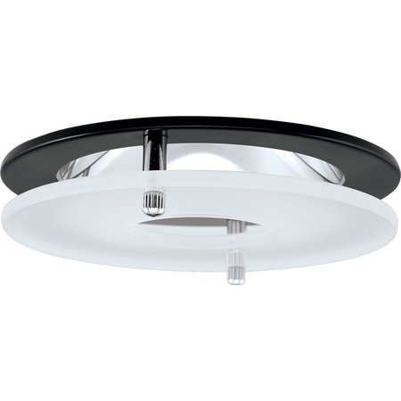 ELCO LIGHTING 4 Chrome Reflector with Suspended Frosted Glass Trim" EL1426N